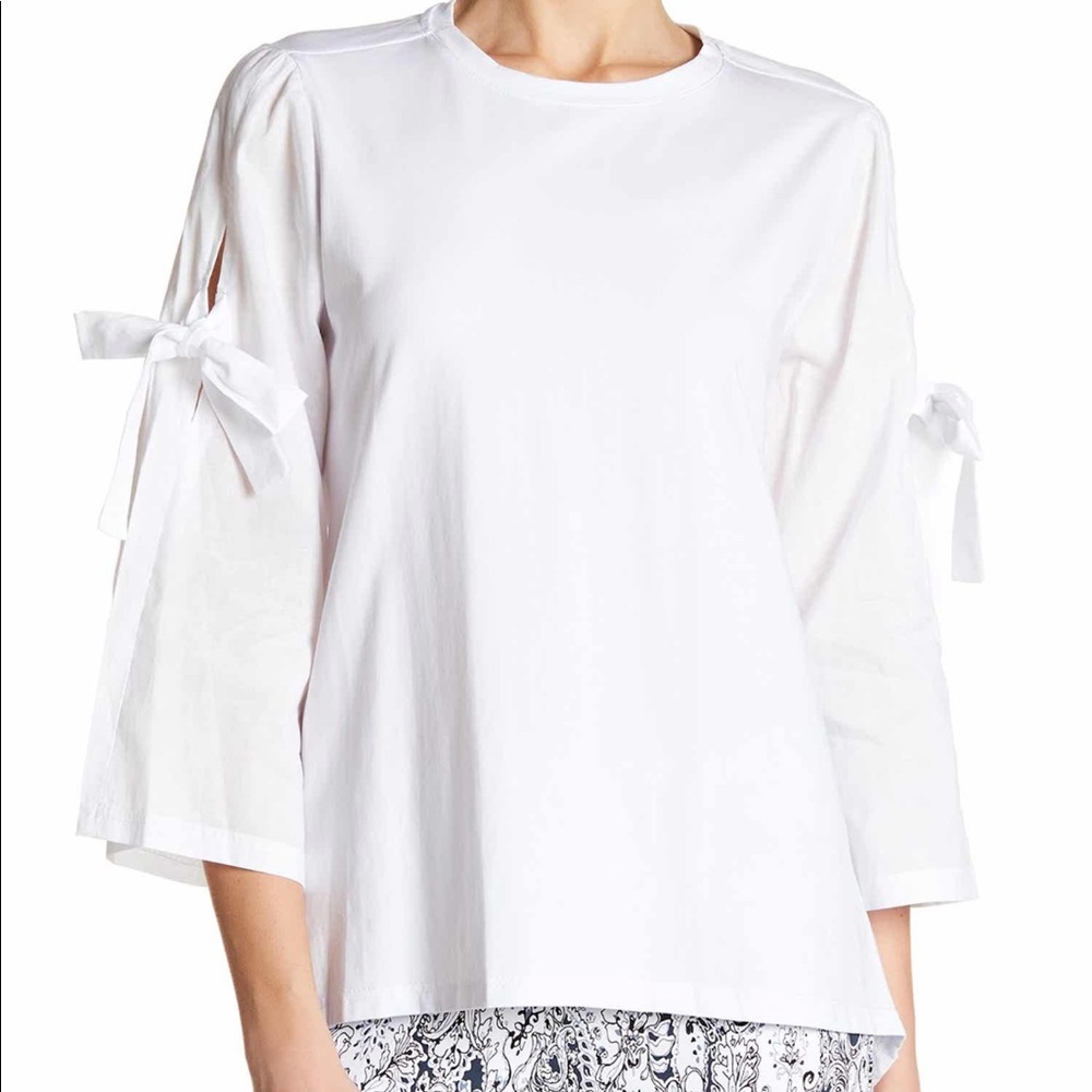 Insight tie sleeve blouse